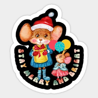 Stay Merry and Bright Sticker